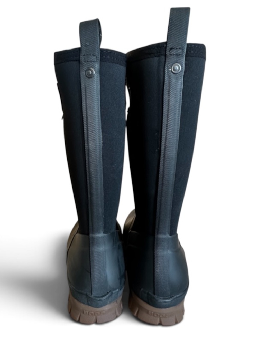 BOGS Cameron Tall Waterproof Pull-On Boots Black - Size 10 - Picture 4 of 8